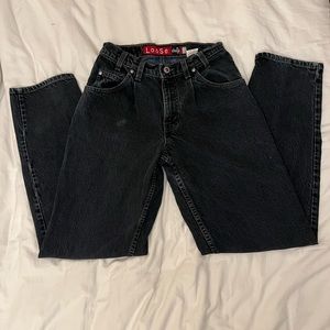 Levi Loose Silver Tab size 28 by 32 dark wash